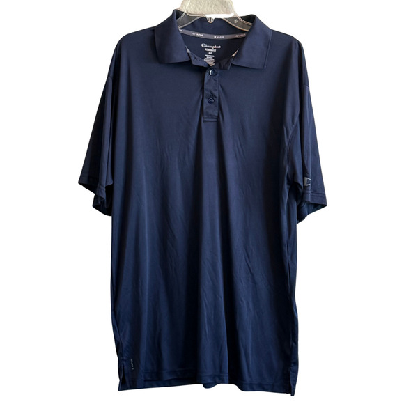 Champion Mens Navy Golf Polo - Size XLT - Picture 2 of 6